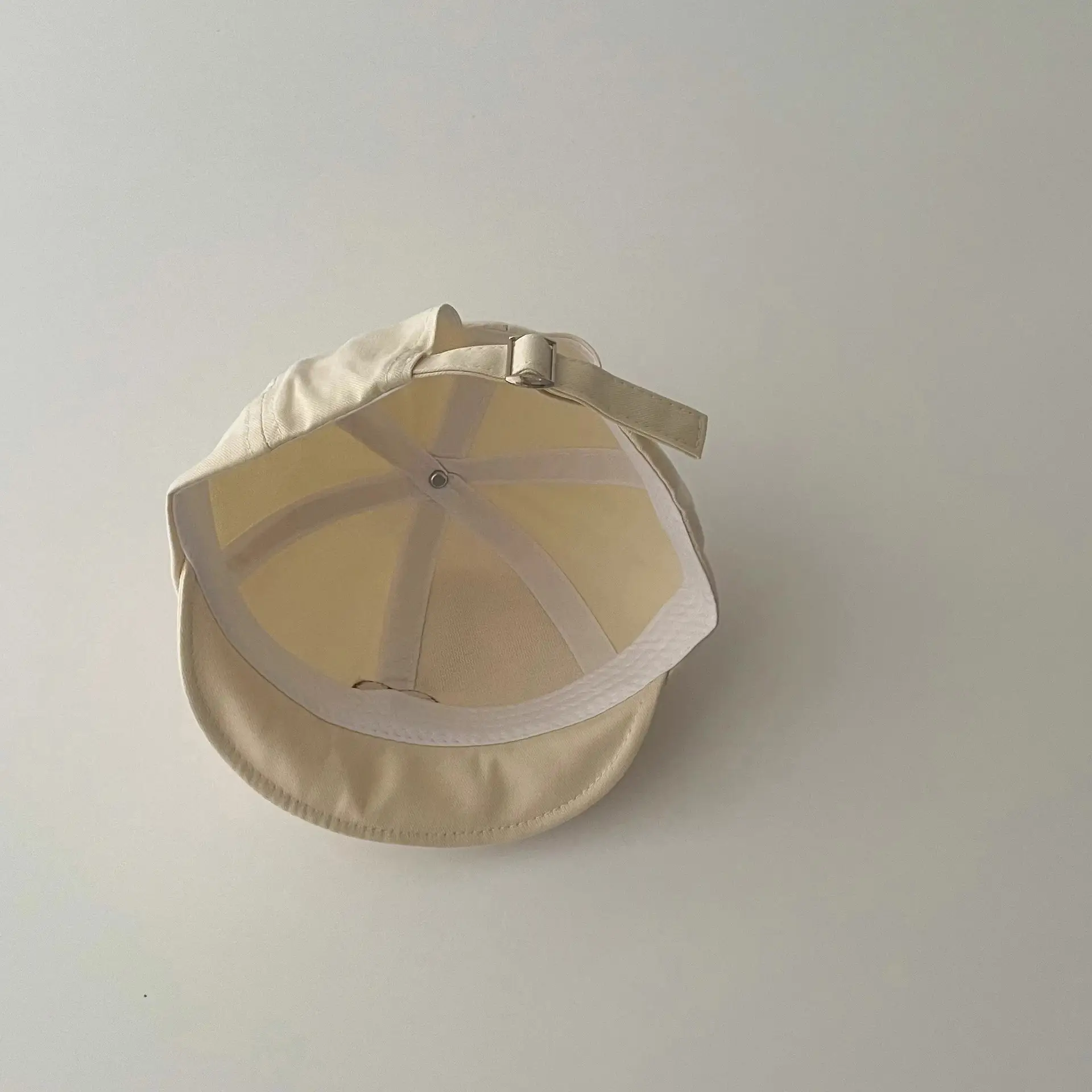 Korean Style Baby Cap with Monogram, Soft Brim, Sunshade - Image 8
