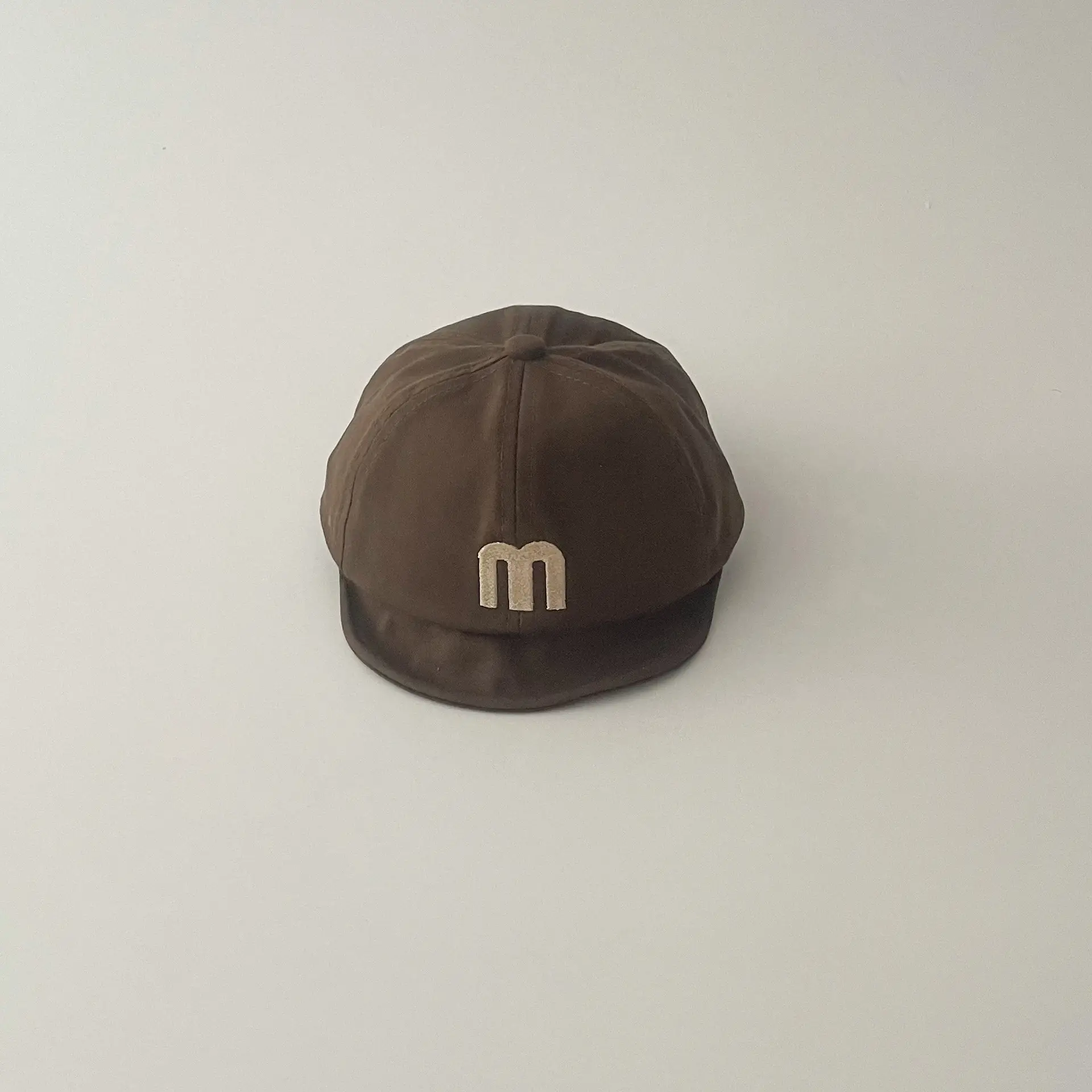Korean Style Baby Cap with Monogram, Soft Brim, Sunshade - Image 2