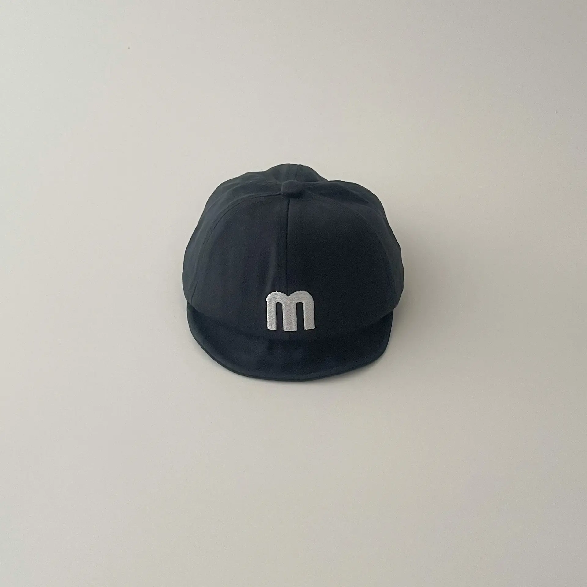 Korean Style Baby Cap with Monogram, Soft Brim, Sunshade - Image 4