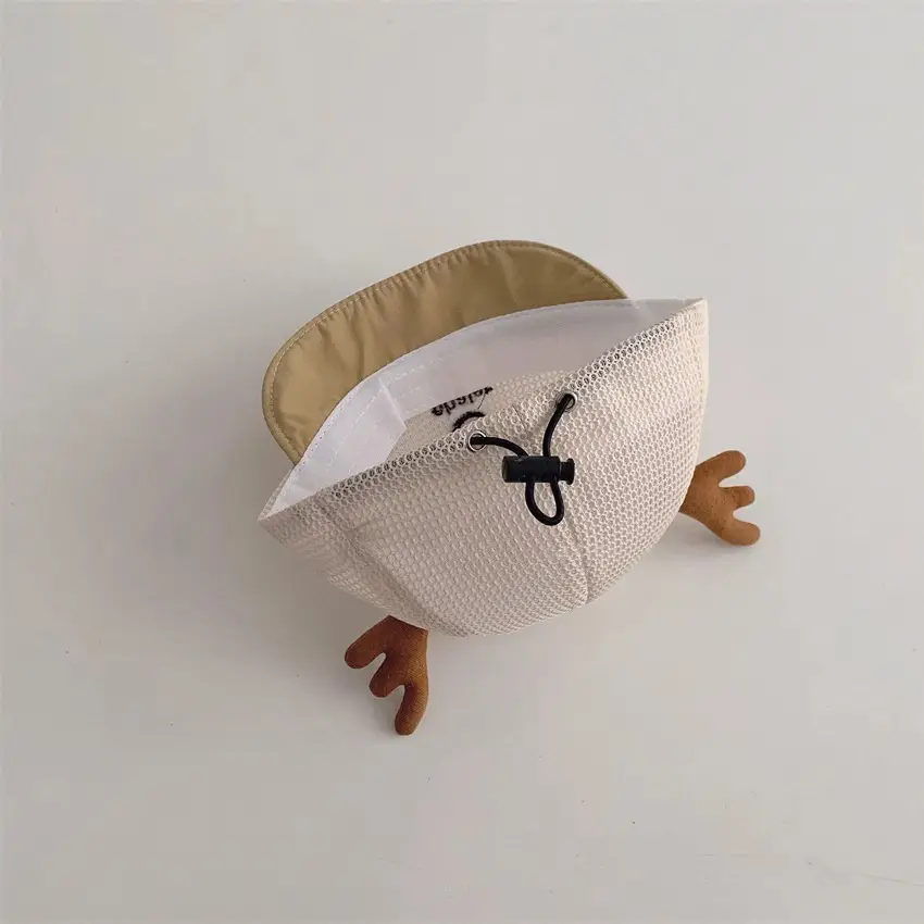 Cute Antler Cap for Kids Summer Breathable Duck Cap - Image 6