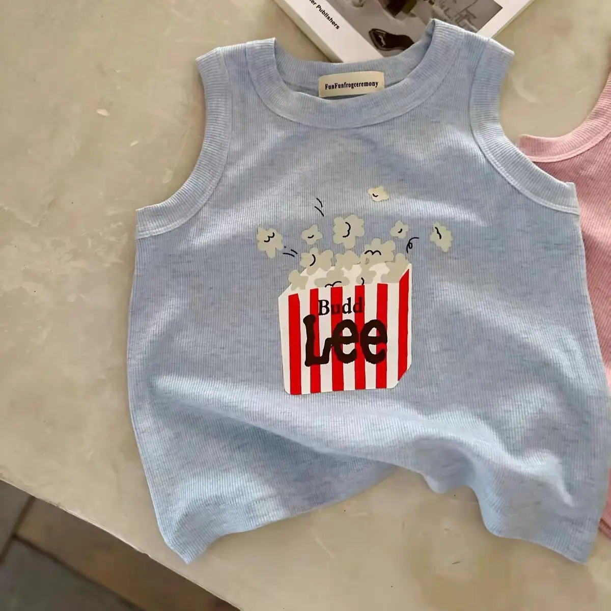 Children's Gray Sleeveless Vest Set for Boys Summer — feature 4