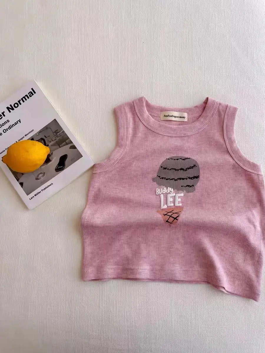 Children's Gray Sleeveless Vest Set for Boys Summer — feature 9