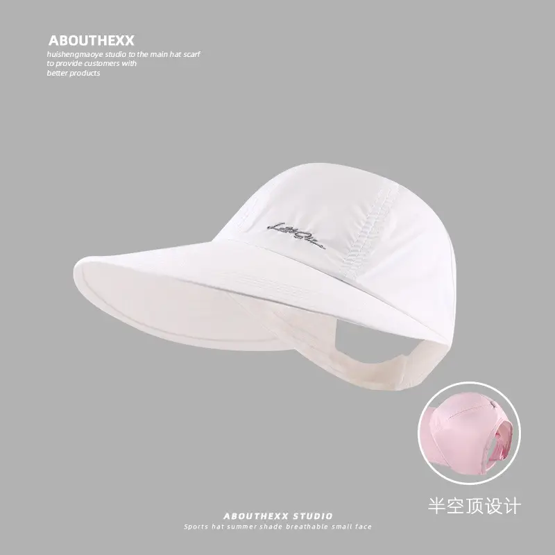 Women White Duck Cap with Long Range Logo - Image 2