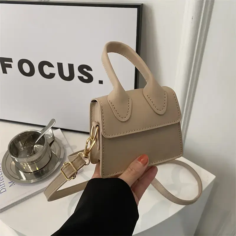 Mini Women's Beige Shoulder Crossbody Bag 2024 - Image 8