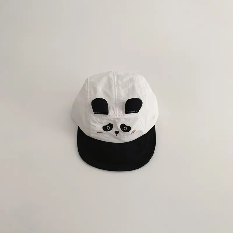Baby Cartoon Sun Hat with Embroidery & Durable Cap