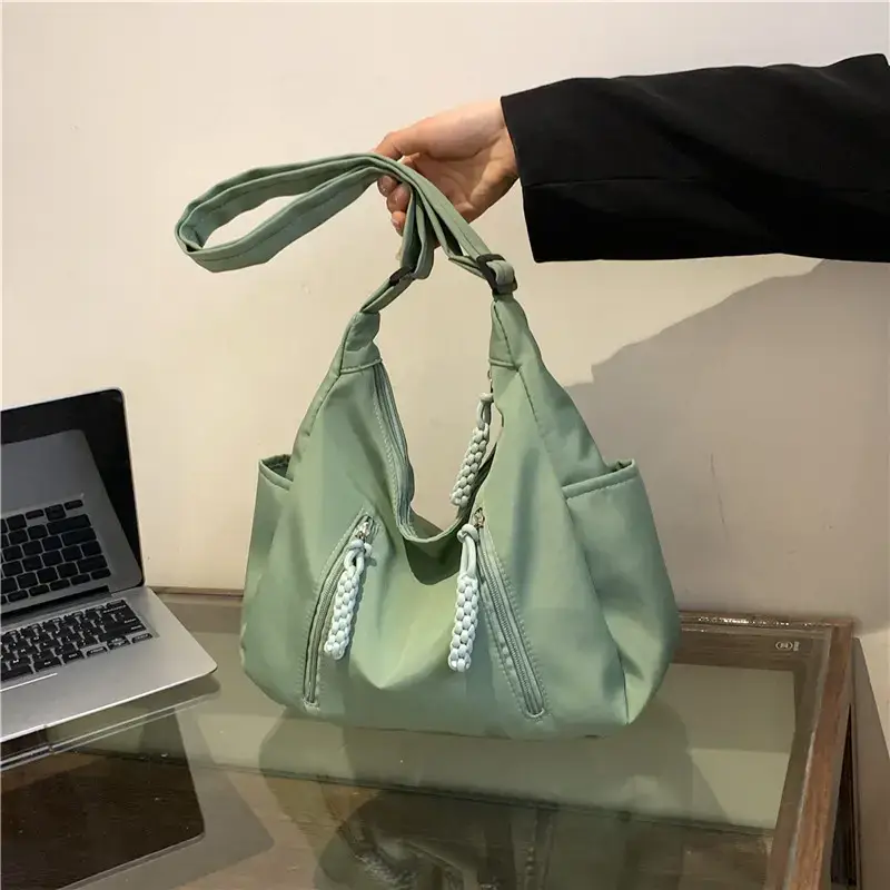 Women's Black Nylon Crossbody Tote Bag Large Capacity 2023 - Image 8