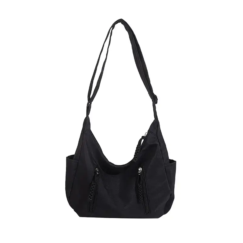 Women's Black Nylon Crossbody Tote Bag Large Capacity 2023 - Image 9
