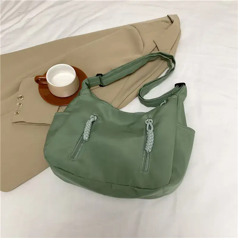 Women's Black Nylon Crossbody Tote Bag Large Capacity 2023 - Image 3