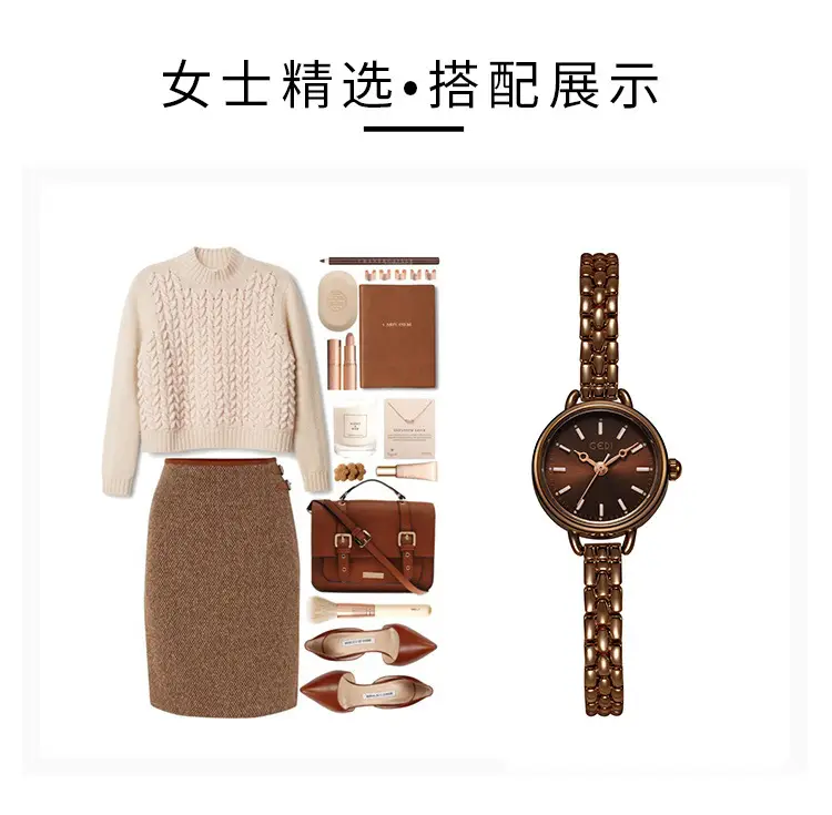 Women Korean Style Thin Band Quartz Watch — feature 15