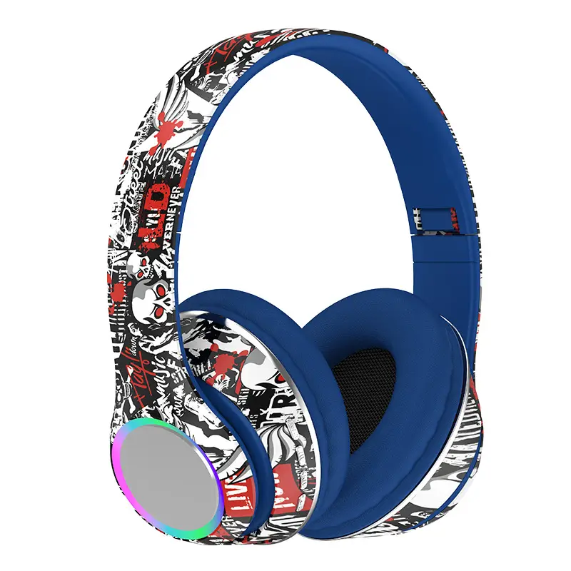 Wireless Graffiti Over-Ear Headphones Bluetooth 5.4 - Image 4