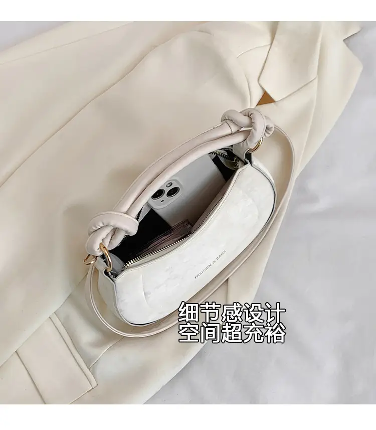 White Small Shoulder Bag for Women 2024 Spring — feature 8