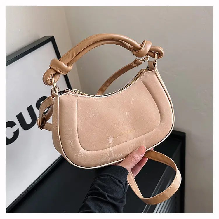 White Small Shoulder Bag for Women 2024 Spring - Image 3