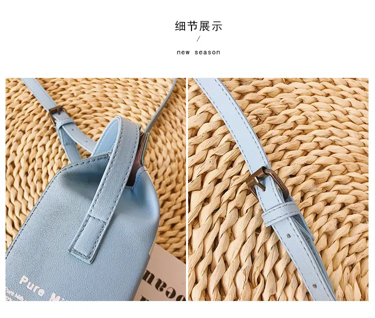 2024 Women's Magnetic Buckle Crossbody Bag Contrast Color — feature 22