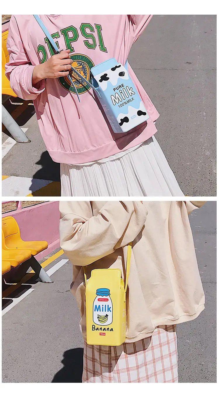 2024 Women's Magnetic Buckle Crossbody Bag Contrast Color — feature 36