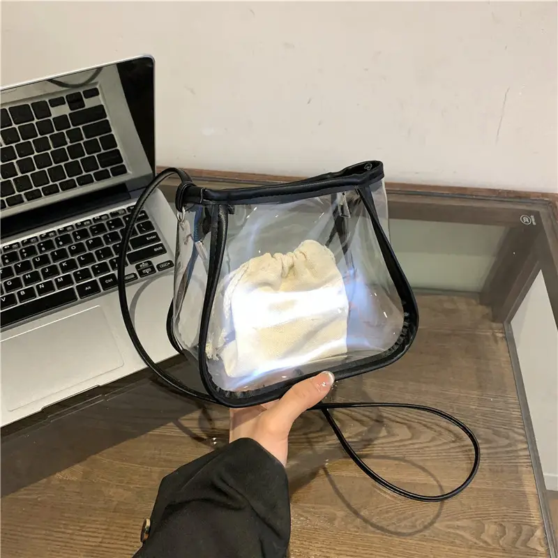 Transparent Jelly Bag for Girls Spring Summer Shoulder Sling - Image 7