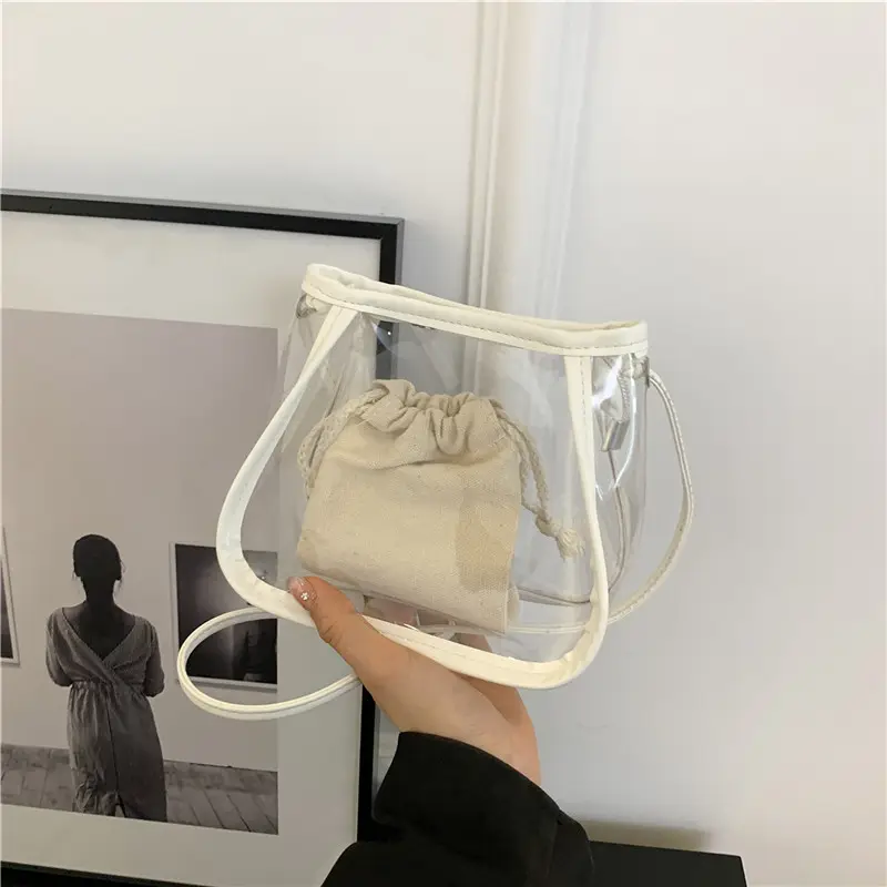 Transparent Jelly Bag for Girls Spring Summer Shoulder Sling - Image 8