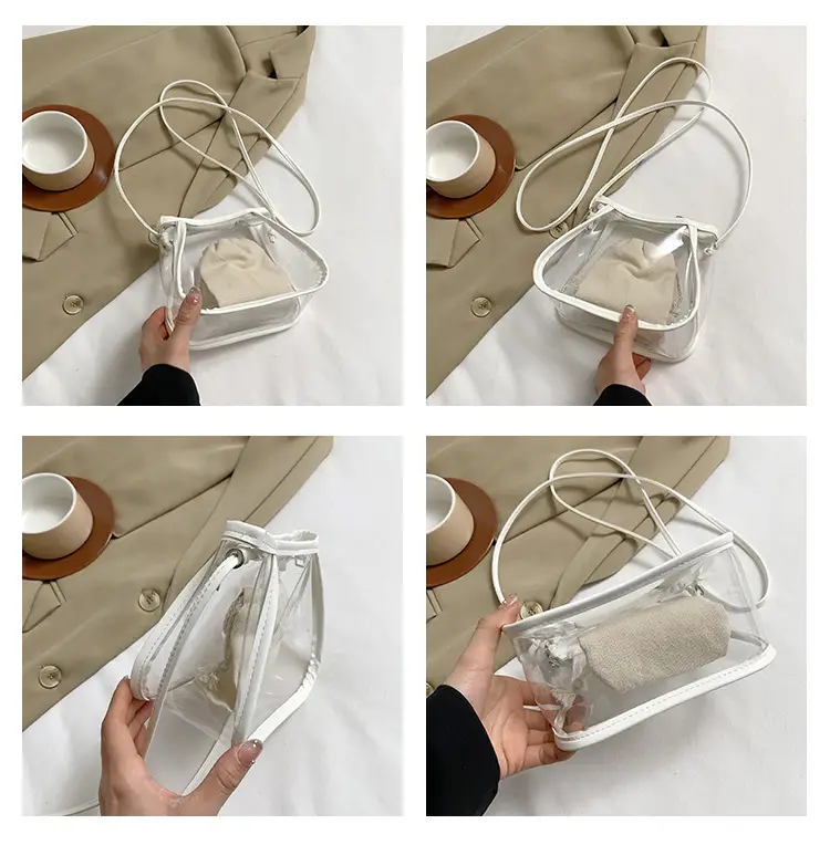 Transparent Jelly Bag for Girls Spring Summer Shoulder Sling — feature 10