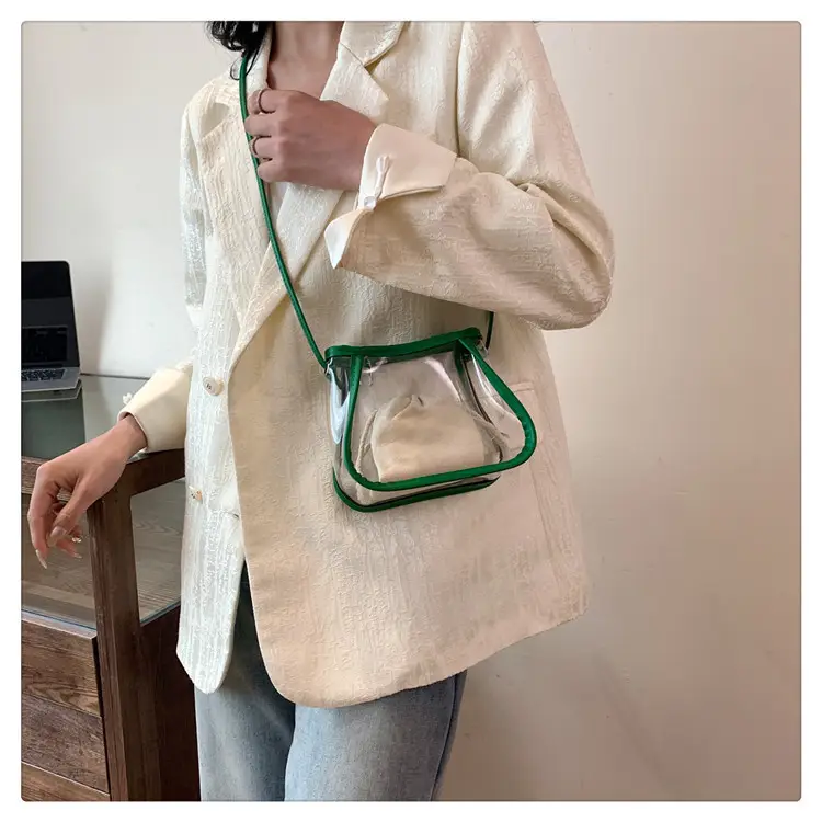 Transparent Jelly Bag for Girls Spring Summer Shoulder Sling — feature 14