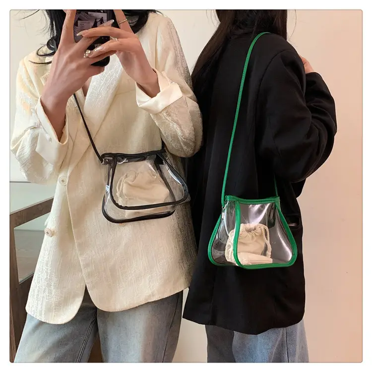 Transparent Jelly Bag for Girls Spring Summer Shoulder Sling — feature 15