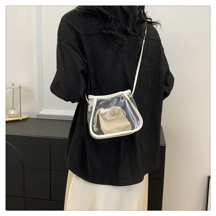 Transparent Jelly Bag for Girls Spring Summer Shoulder Sling — feature 16
