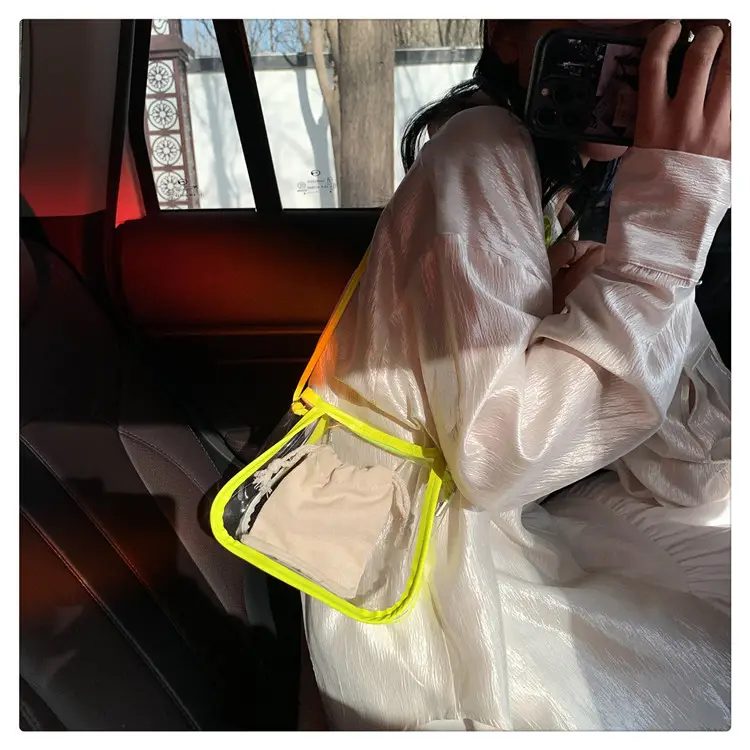 Transparent Jelly Bag for Girls Spring Summer Shoulder Sling — feature 24