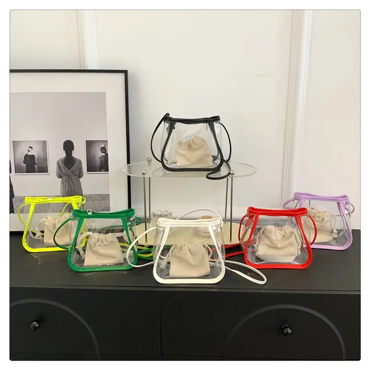 Transparent Jelly Bag for Girls Spring Summer Shoulder Sling — feature 31