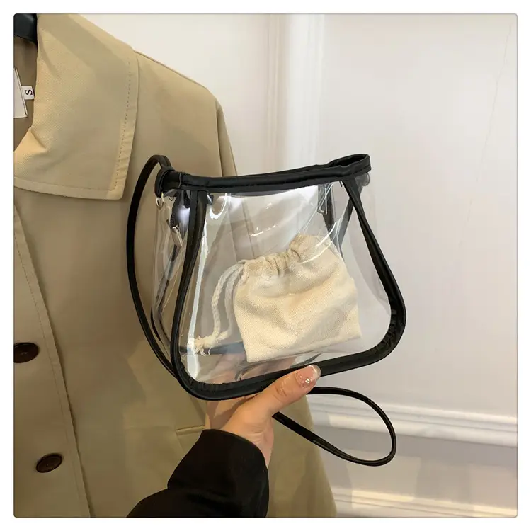 Transparent Jelly Bag for Girls Spring Summer Shoulder Sling — feature 32