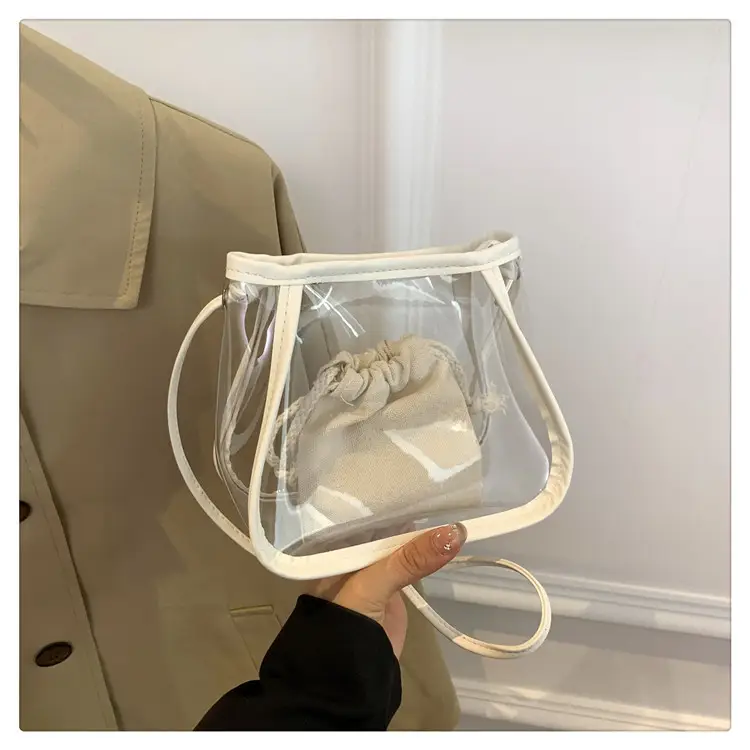 Transparent Jelly Bag for Girls Spring Summer Shoulder Sling — feature 35