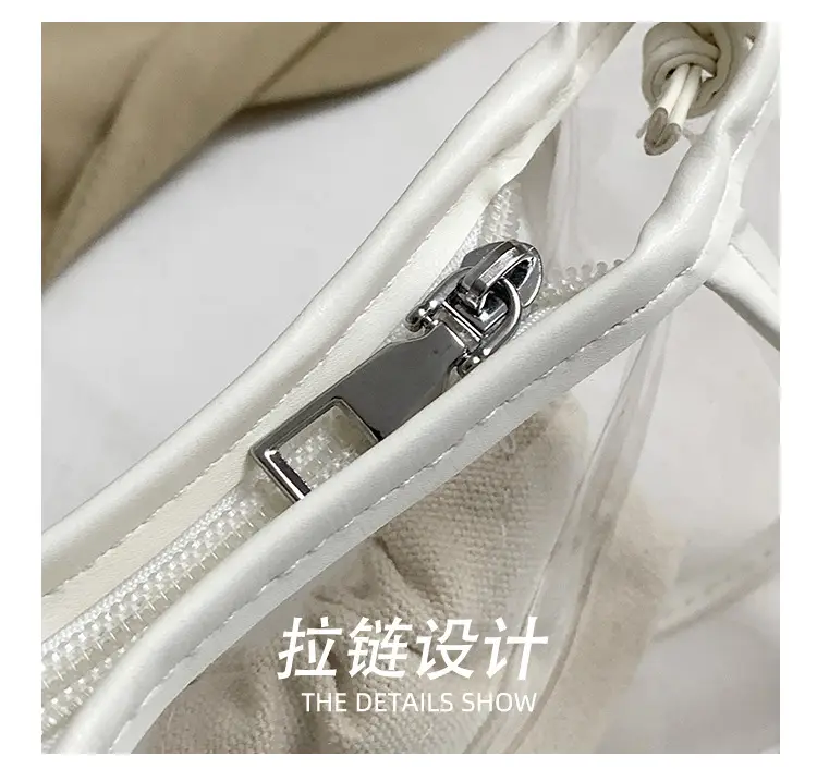 Transparent Jelly Bag for Girls Spring Summer Shoulder Sling — feature 6