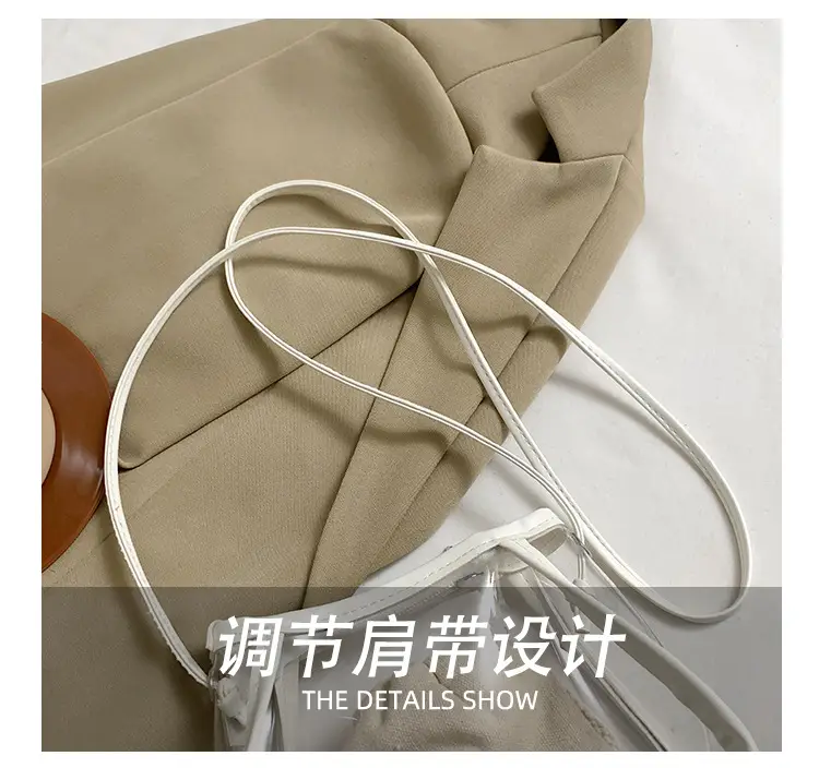 Transparent Jelly Bag for Girls Spring Summer Shoulder Sling — feature 8