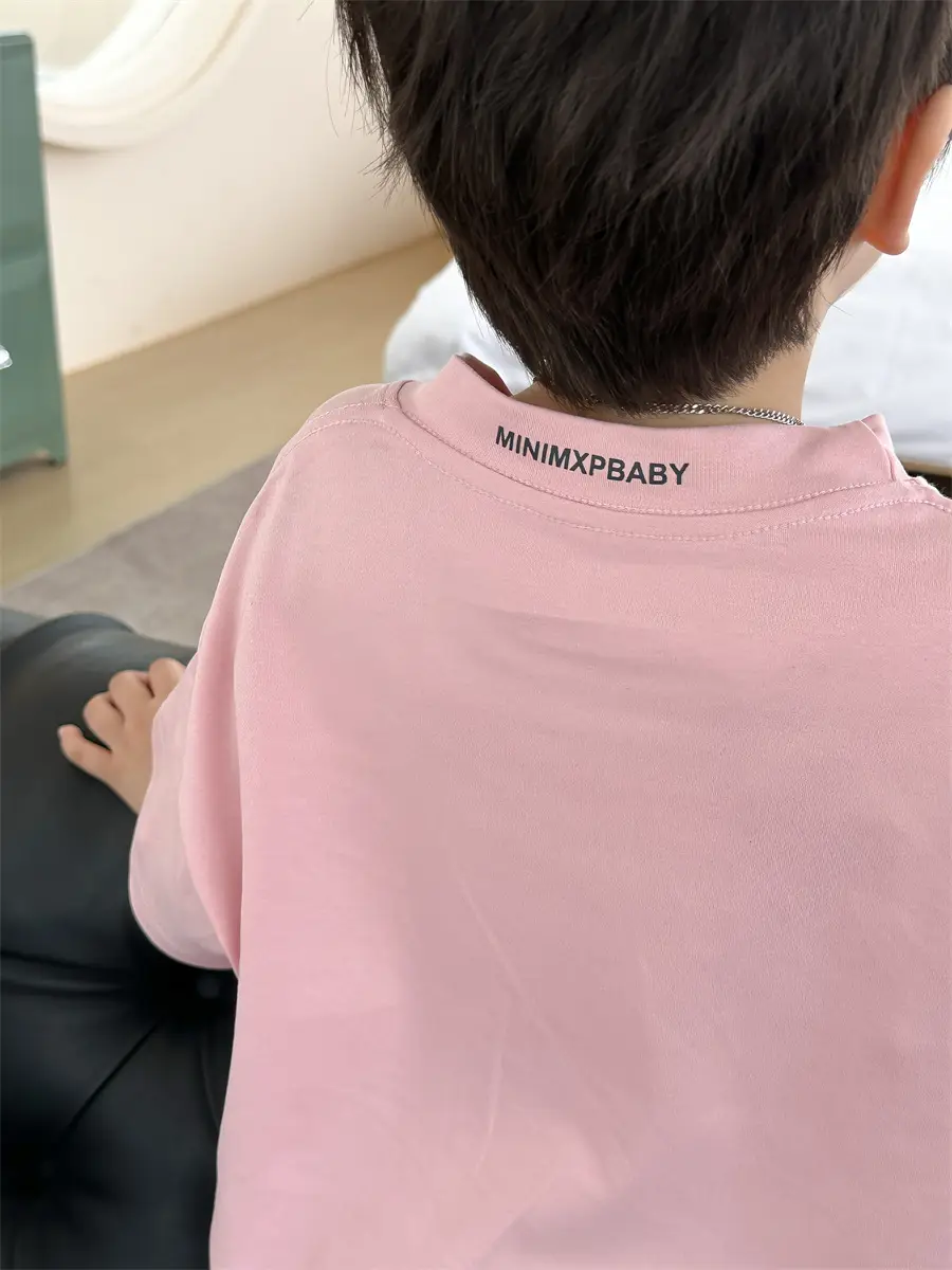 Baby Pink 2025 Summer T-Shirt for Boys