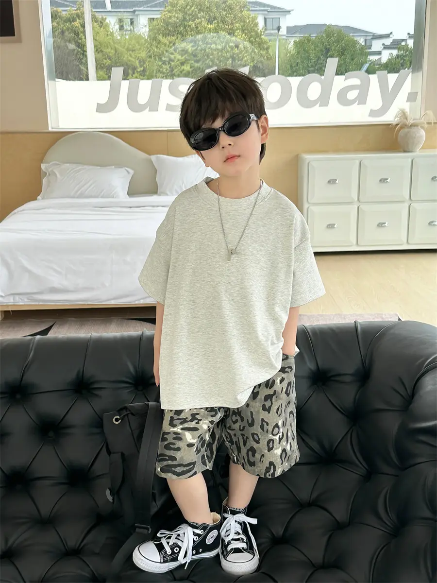 Baby Pink 2025 Summer T-Shirt for Boys