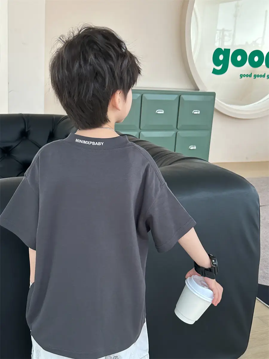 Baby Pink 2025 Summer T-Shirt for Boys