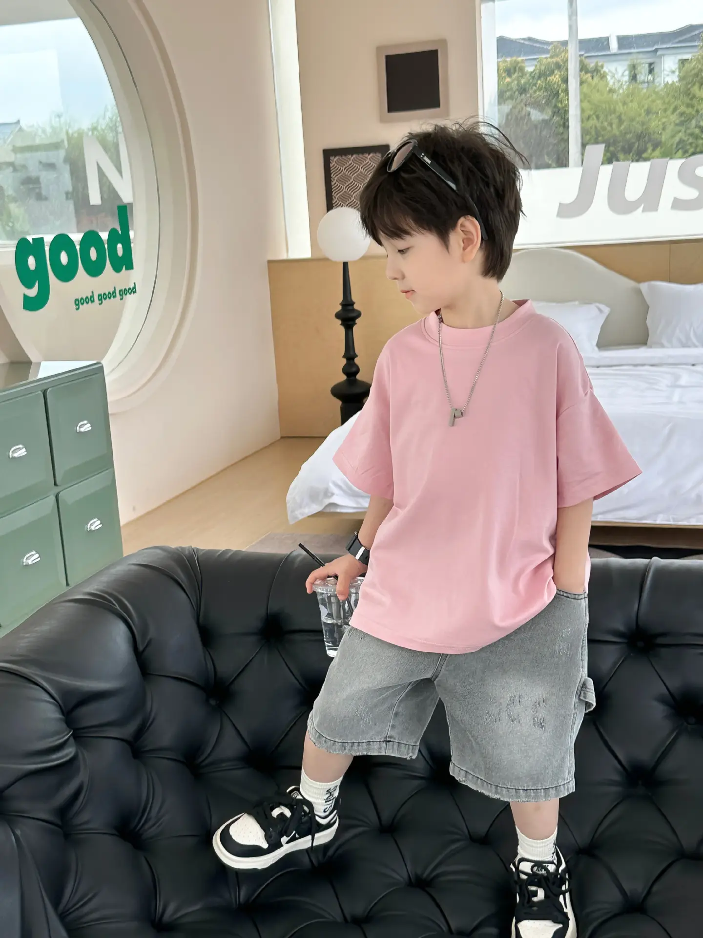 Baby Pink 2025 Summer T-Shirt for Boys — feature 10