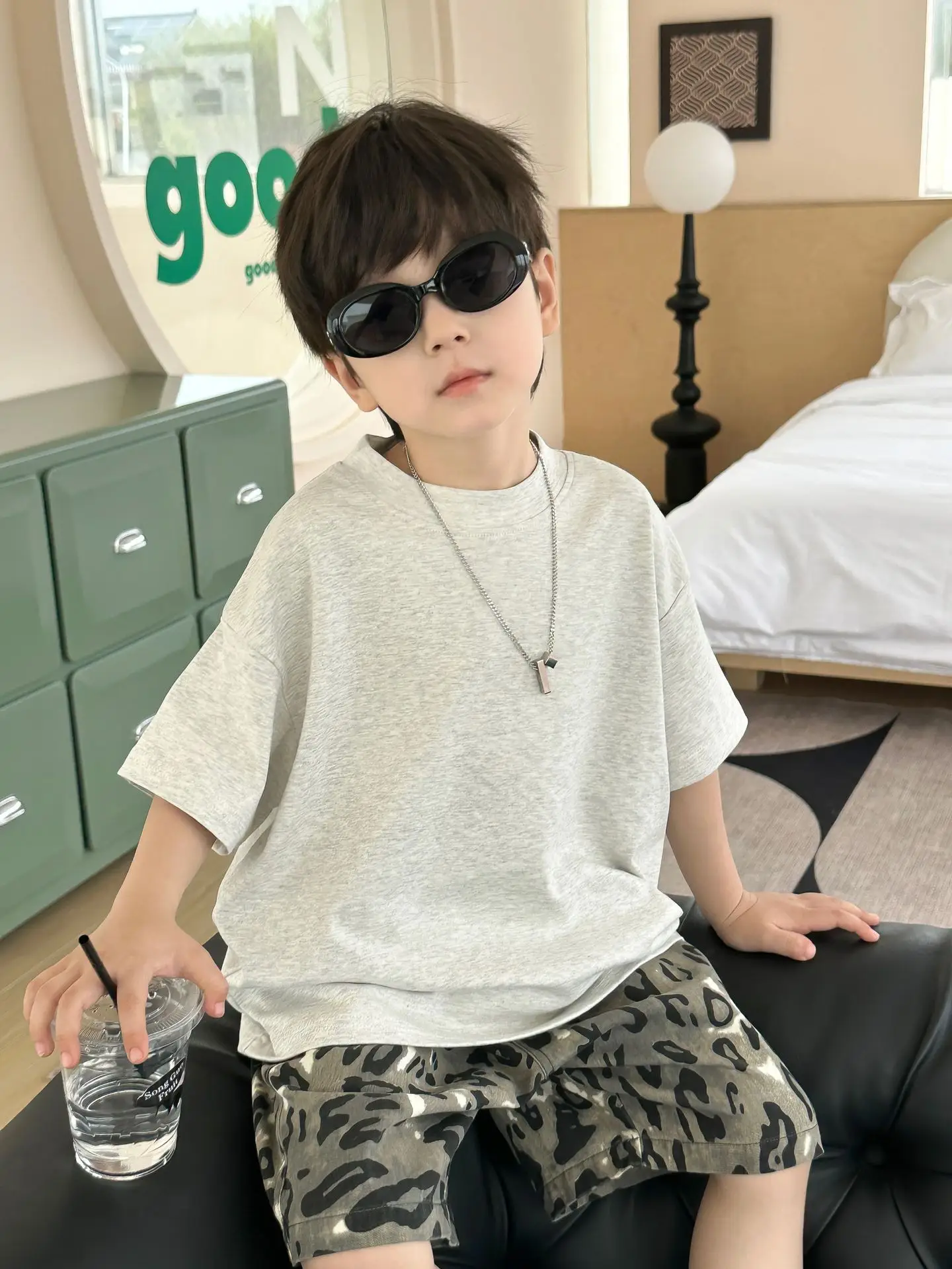 Baby Pink 2025 Summer T-Shirt for Boys — feature 11
