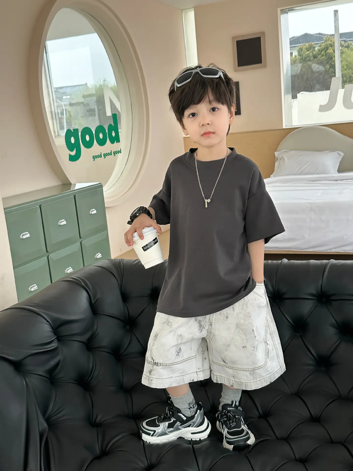 Baby Pink 2025 Summer T-Shirt for Boys — feature 12