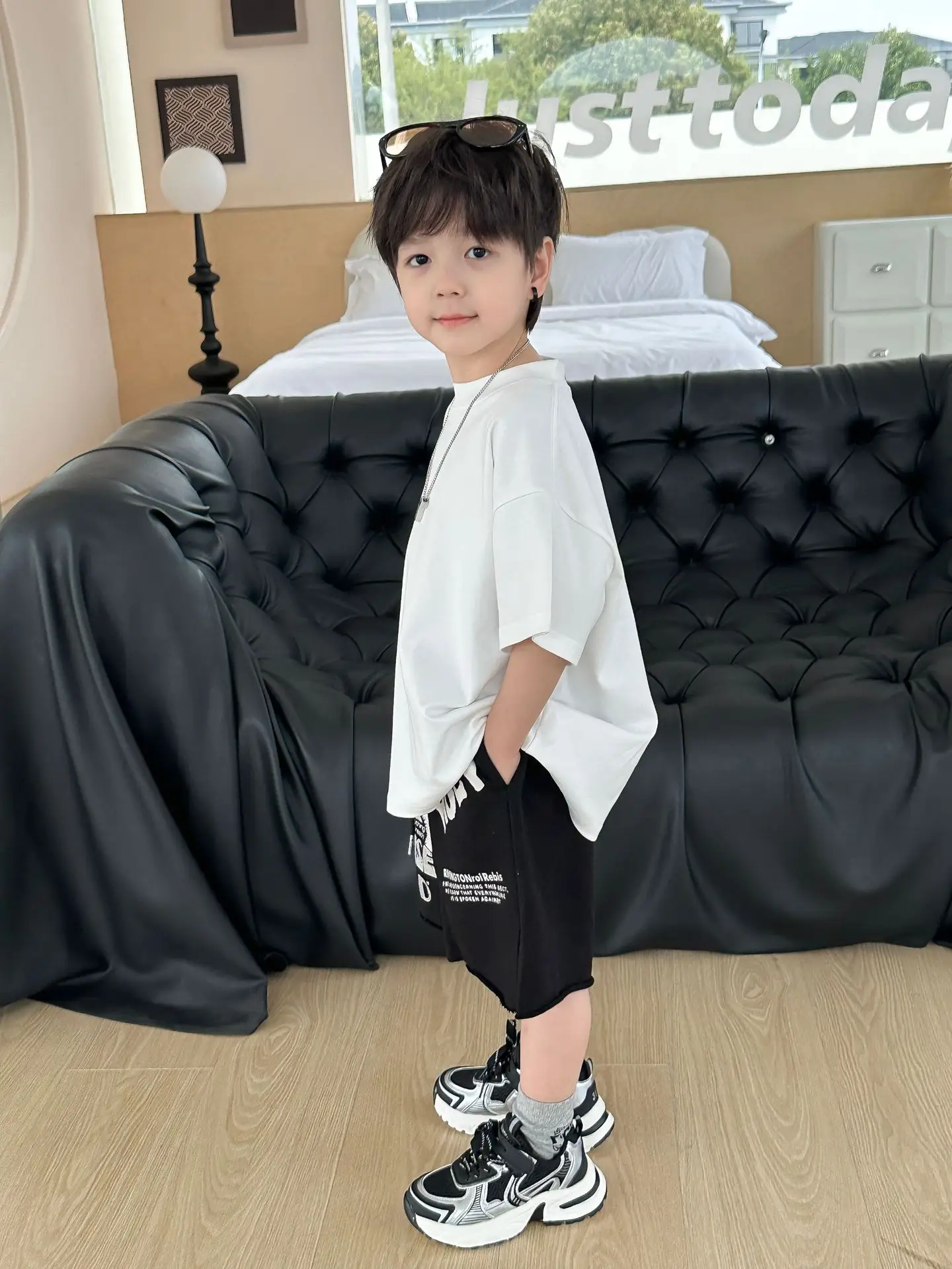 Baby Pink 2025 Summer T-Shirt for Boys — feature 16
