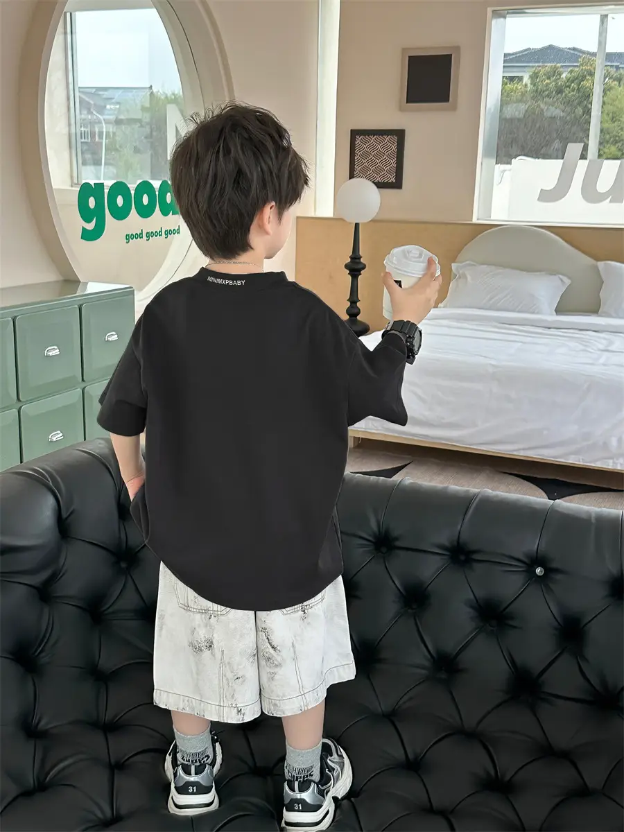Baby Pink 2025 Summer T-Shirt for Boys — feature 18