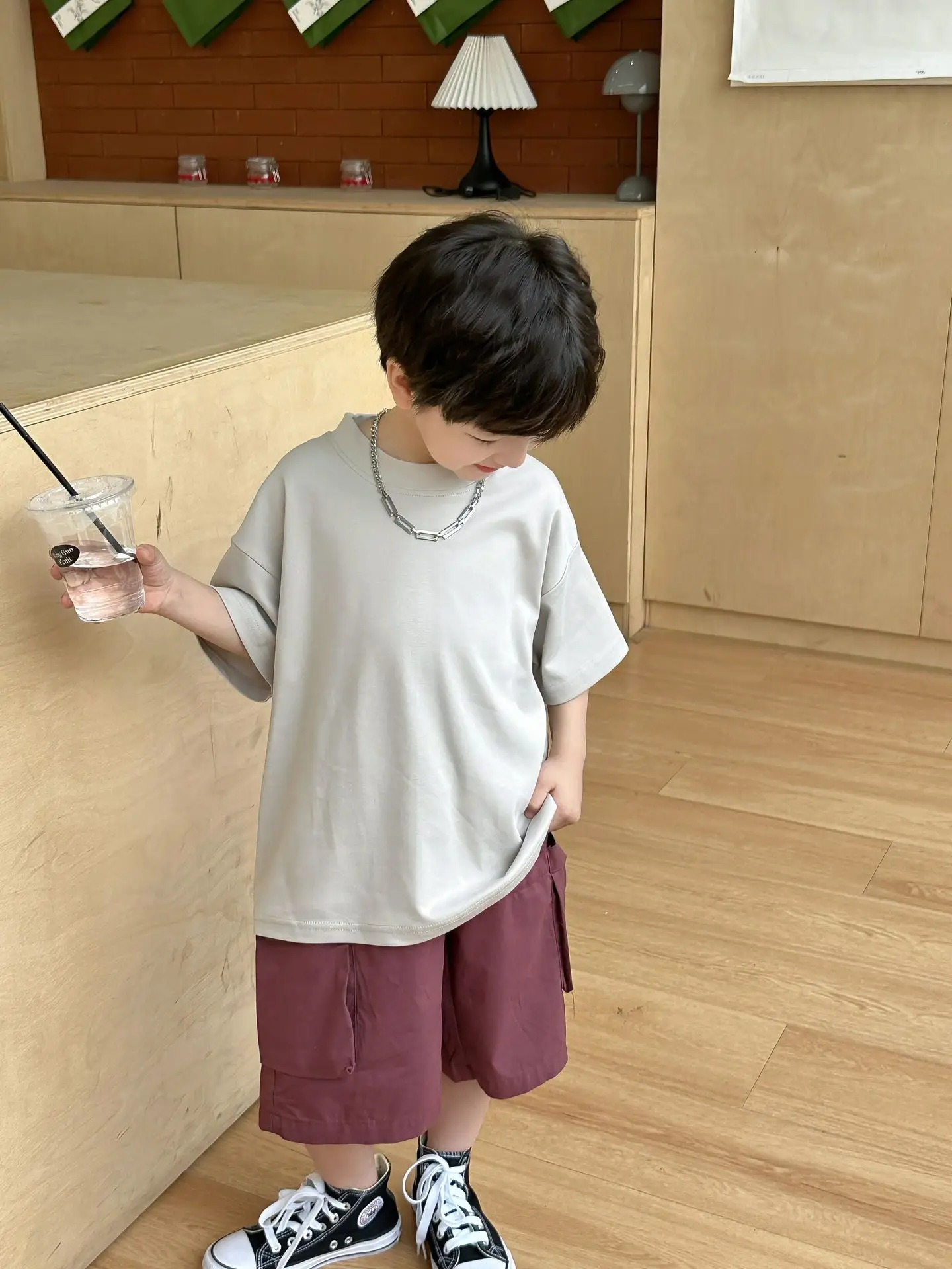 Baby Pink 2025 Summer T-Shirt for Boys — feature 19