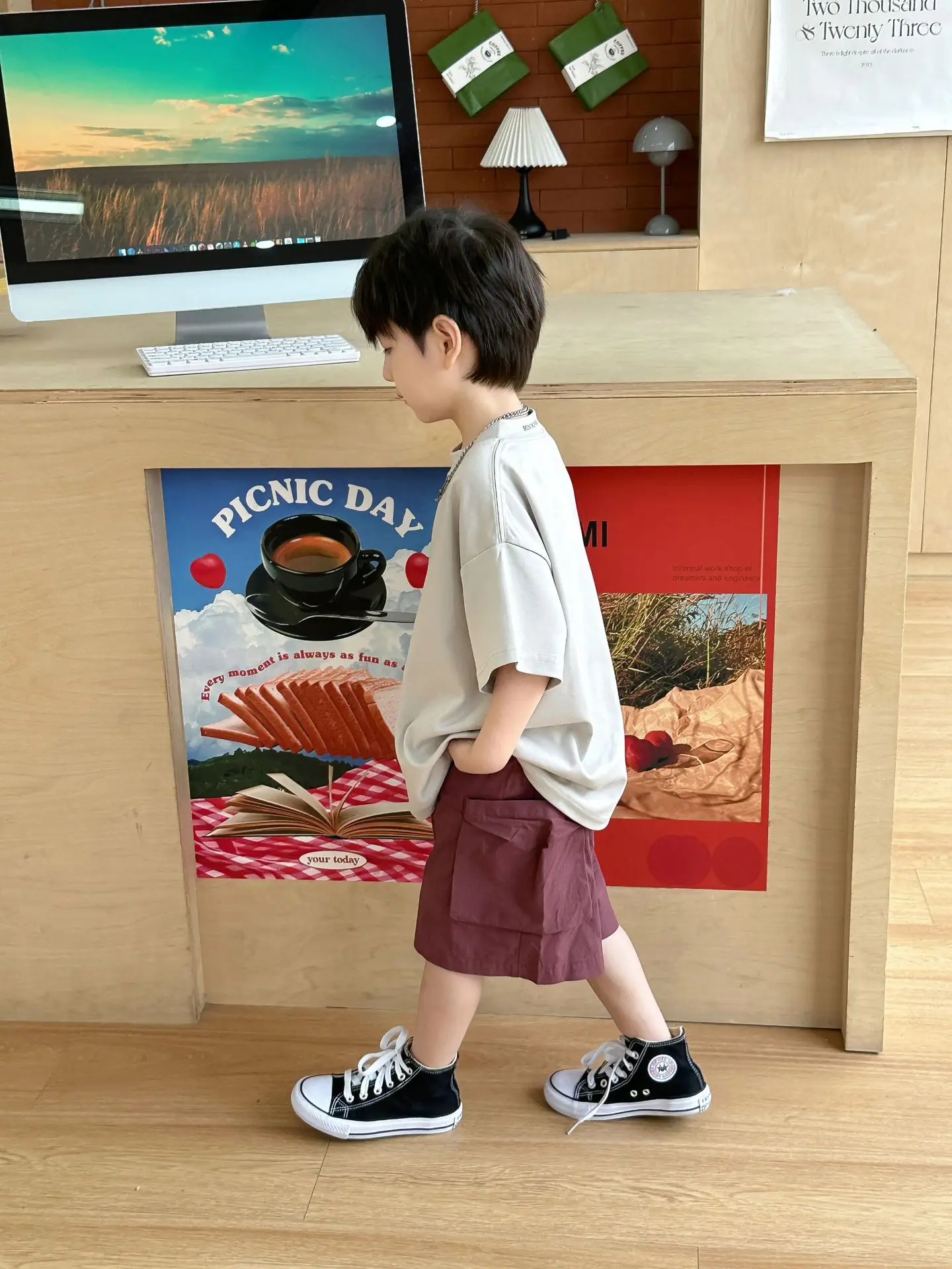 Baby Pink 2025 Summer T-Shirt for Boys — feature 21