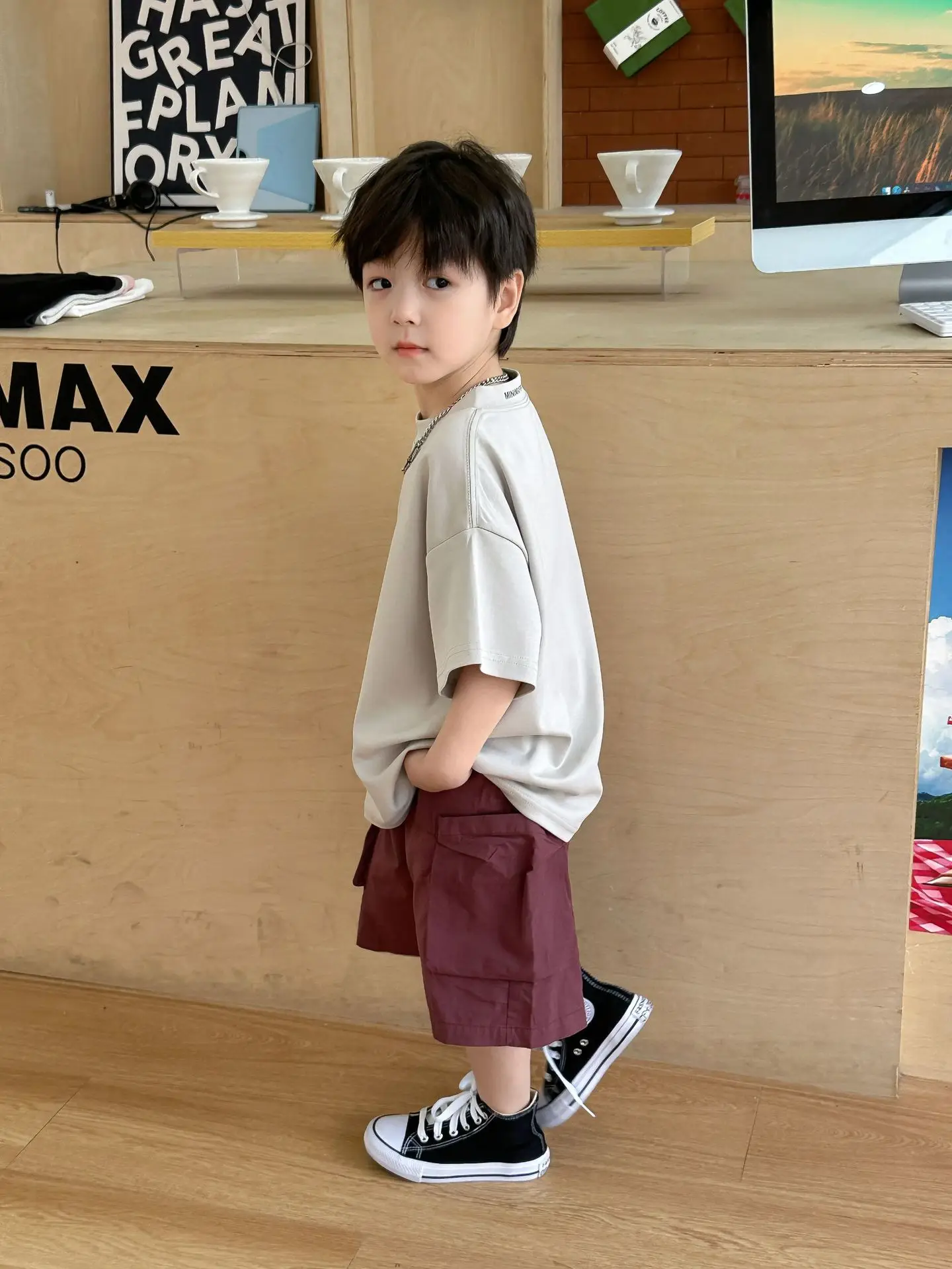 Baby Pink 2025 Summer T-Shirt for Boys — feature 22