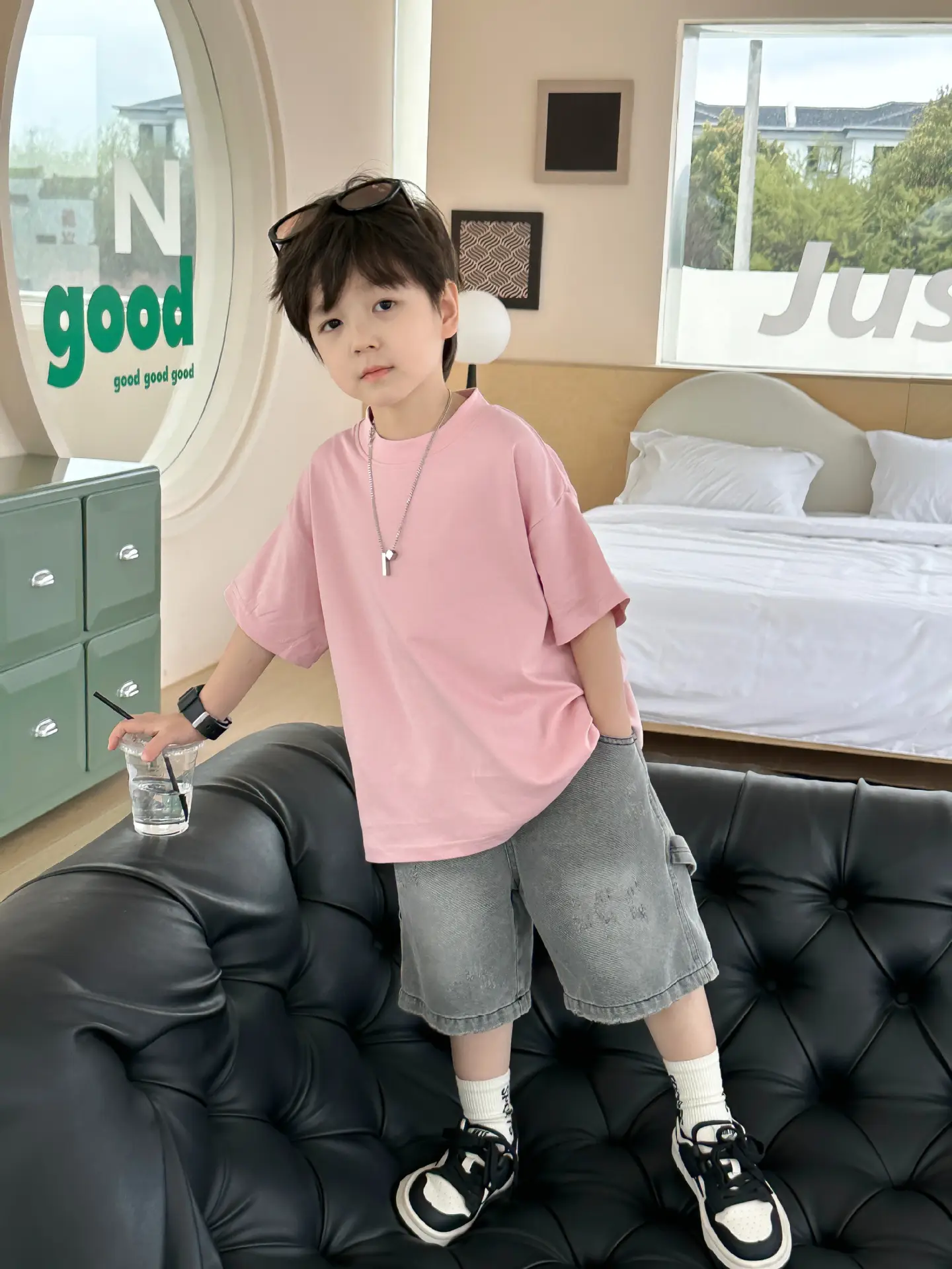 Baby Pink 2025 Summer T-Shirt for Boys — feature 26