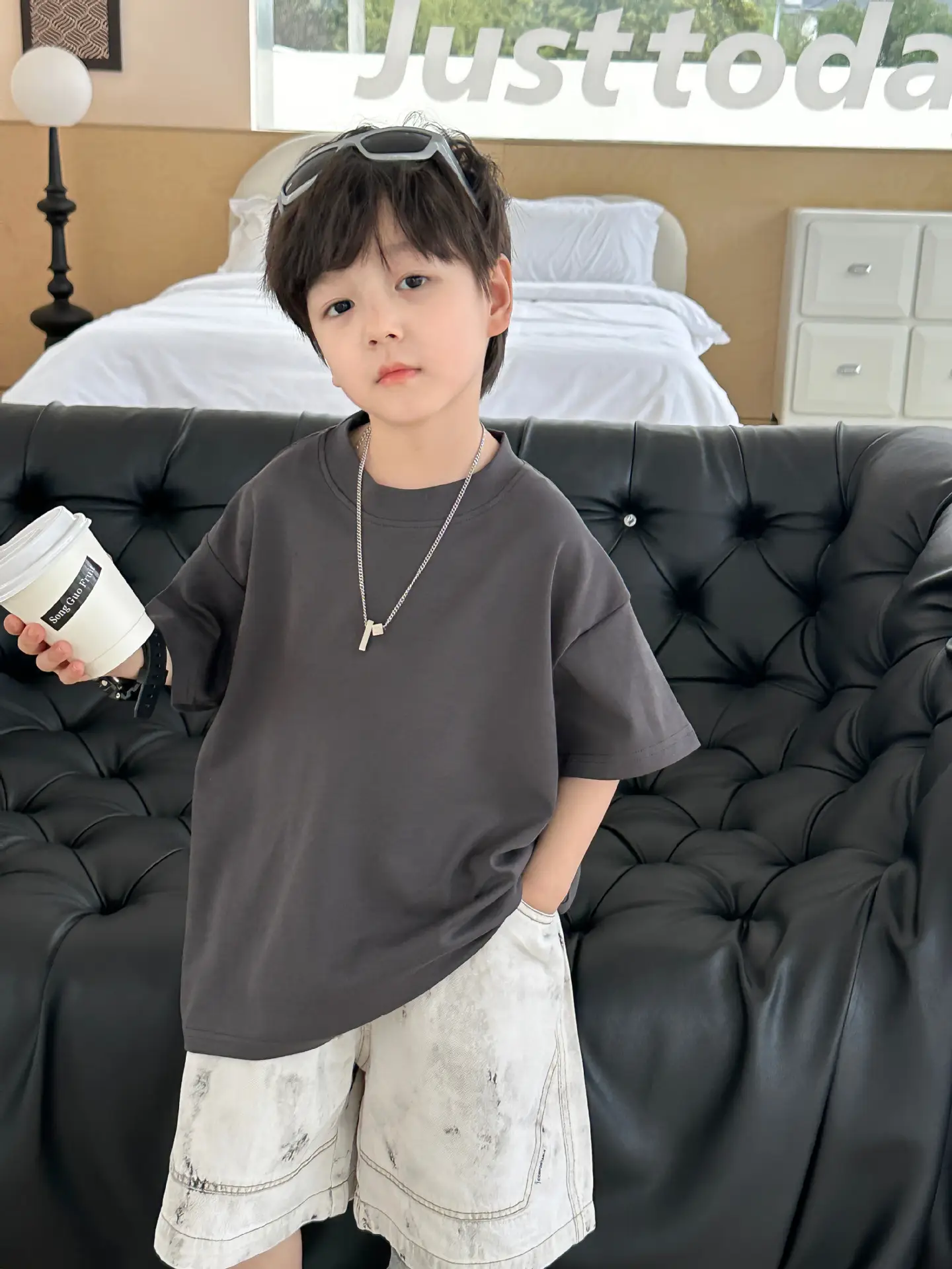 Baby Pink 2025 Summer T-Shirt for Boys — feature 34