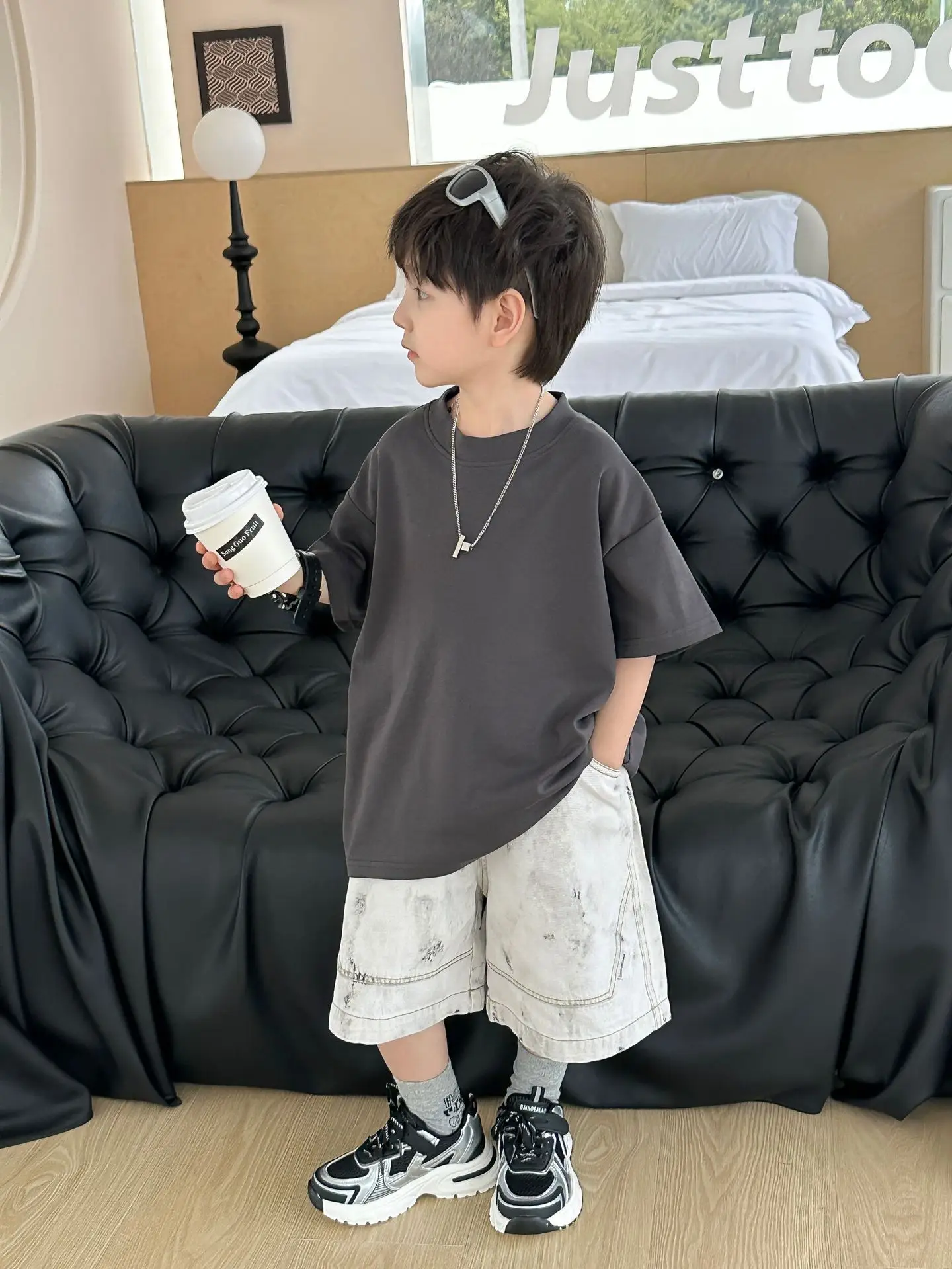 Baby Pink 2025 Summer T-Shirt for Boys — feature 38