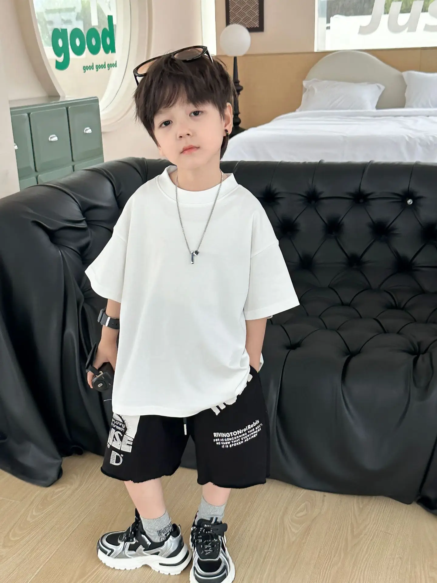 Baby Pink 2025 Summer T-Shirt for Boys — feature 4