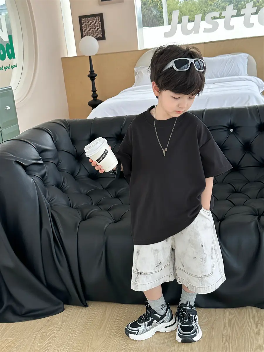 Baby Pink 2025 Summer T-Shirt for Boys — feature 41