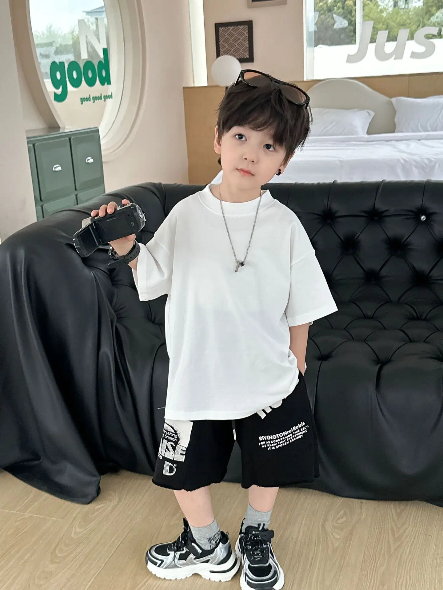 Baby Pink 2025 Summer T-Shirt for Boys — feature 7