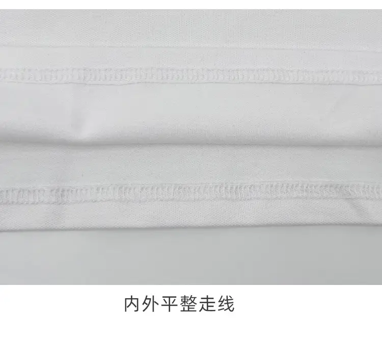Boys White Cotton Lapel T-Shirt Short Sleeve — feature 11