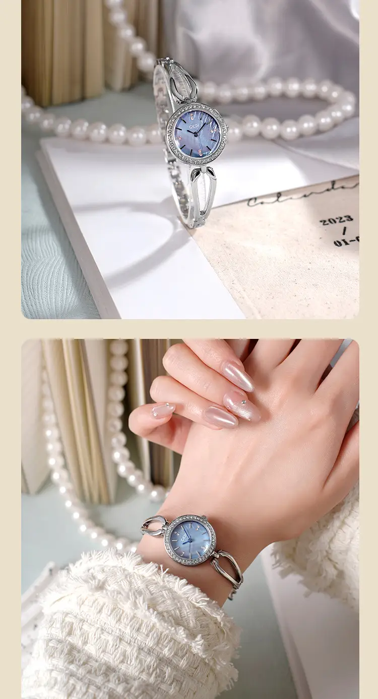 Goldie Light Diamond Studded Women's Quartz Watch — feature 11
