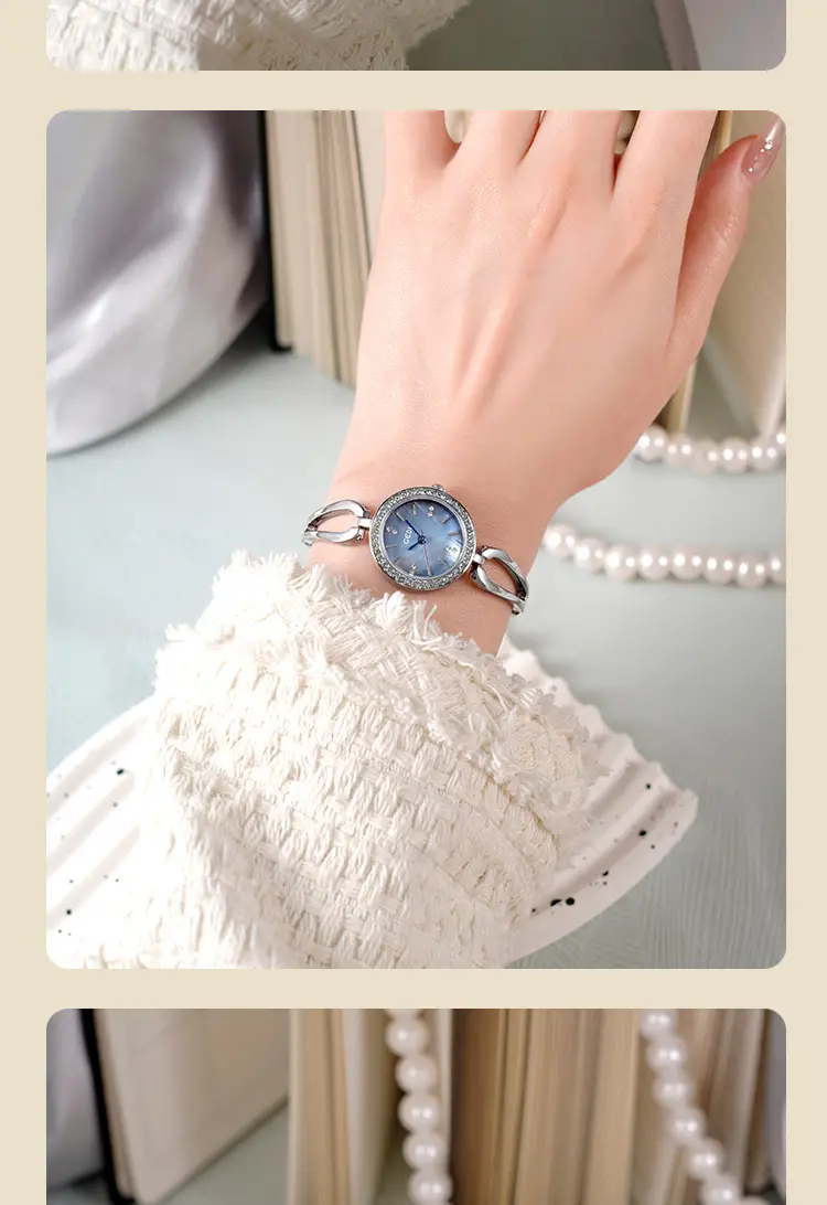 Goldie Light Diamond Studded Women's Quartz Watch — feature 12